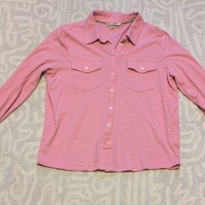 Boden Pink Women's Button Down Shirt
